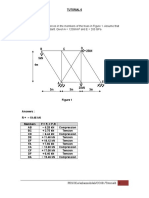 Tutorial 6 - Analysis of Statically Indeterminate Trusses