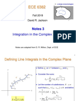 Notes 3 6382 Complex Integration