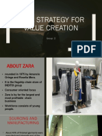 Zara Strategy For Value Creation