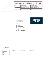 Sop For Operating Dry Granulator