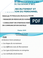 Recrutement Et Formation L2 GRH