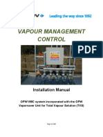 Vapour Management Control