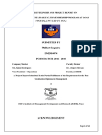 Implementing A Sustainable Club Membership Program at Goan Football PVT LTD (FC Goa