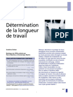 Determination de La Longueur de Travail