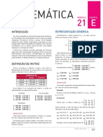 MATRIZES - Matemática 6 - Bernoulli - Coleção Estudo