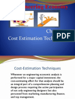 Cost Estimation Techniques