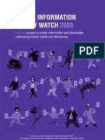 Global Information Society Watch Report On Access To Online Information and Knowledge