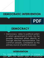 Democratic Intervention