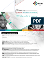 GEMS 2019 Benefit Schedule - Emerald