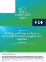 BRKSEC-2695 - Building An Enterprise Access Control Architecture Using ISE and Trust Sec