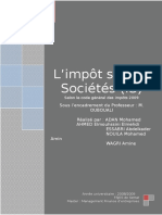 Impot Sur Les sociÃ©tÃ©s