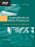 Ingredients in Meat Products - Properties, Functionality and Applications PDF