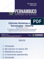 O Conceito de Resistência A Partir Da Luta Travada Pelos Próprios Escravos e Pelo Movimento Abolicionista