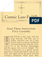 AMORC Cosmic Law Fulfills Card From 1932 PDF