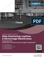 Ship Chartering, Laytime & Demurrage Masterclass