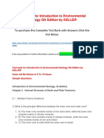 Test Bank For Introduction To Environmental Geology 5th Edition by KELLER