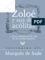 Marques de Sade - Zoloe Y Sus Dos Acolitas