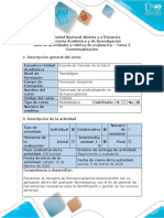 Guía de Actividades y Rúbrica de Evaluación - Tarea 2 - Contextualización