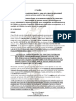 Peticion de Correcion de Auto Admisorio de Demanda