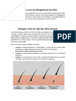 Apostila Curso de Alongamento de Cílios