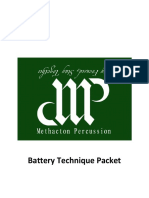 Methacton Percussion Battery Technique Packet PDF