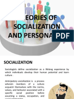 Theories of Socialization and Personality