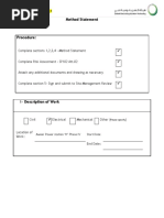 MS For Installation of GCB