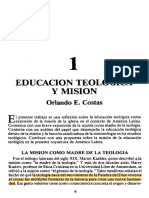 Educación Teológica y Misión - Orlando E. Costas