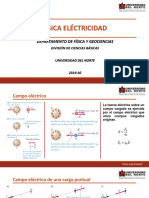 Campo Electrico, Calculos de Campos Electricos y Lineas de Campo Electrico