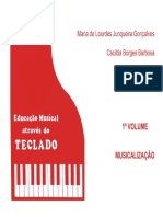 Método Ensino de Piano Maria de Lourdes Livro 1