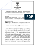 Temario de Español Décimo Segundo Periodo