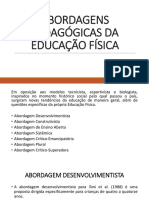 Abordagens Pedagógicas Da Educação Física