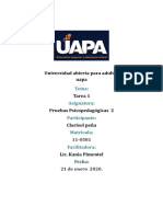 Pruebas Psicopedagogica2 Tarea 1 CLARISOL