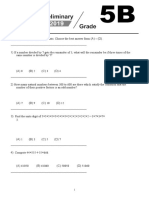 2019 WMI Grade 5 Questions Part 2-英