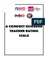 Conduct Disorder Teacher Rating Scale - Final PDF