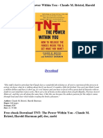 TNT The Power Within You - Claude M. Bristol, Harold Sherman PDF