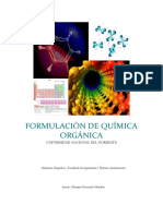 Formulación de Química Orgánica.