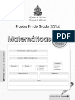 Pruebas de Fin de Grado Matematicas