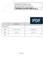 ASME B 31.1 Acceptance Criteria PDF