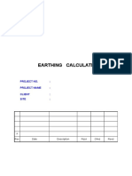 Earthing Calculations - DRC - IDIOFA