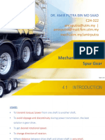 Chapter 4 Mechanical Element 1 - Gear Part 1 PDF