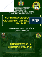 LEY 264 y 1436 SEG. CIUDADANA