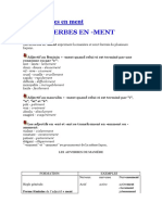 Les Adverbes en Ment LES ADVERBES EN - ME PDF