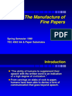 Paper Manufacturing Process and Flow Chart