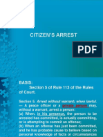 Citizen's Arrest