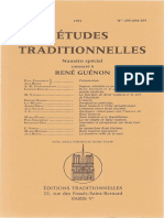 Etudes Traditionnelles v52 N 293-295 Jul-Nov 1951 Special Rene Guenon REPRINT PDF