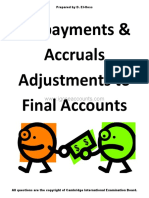 11 Igcse - Accounting - Prepayments - Accruals - Unlocked PDF