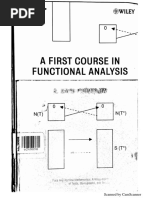 A First Course in Functional Analysis PDF