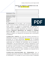 Contrato A Termino Fijo Un Año