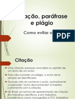 Aula 15 - Citação, Paráfrase e Plágio PDF